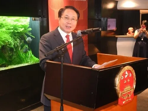 中國駐丹麥大使王雪峰。翻攝自中國外交部官網