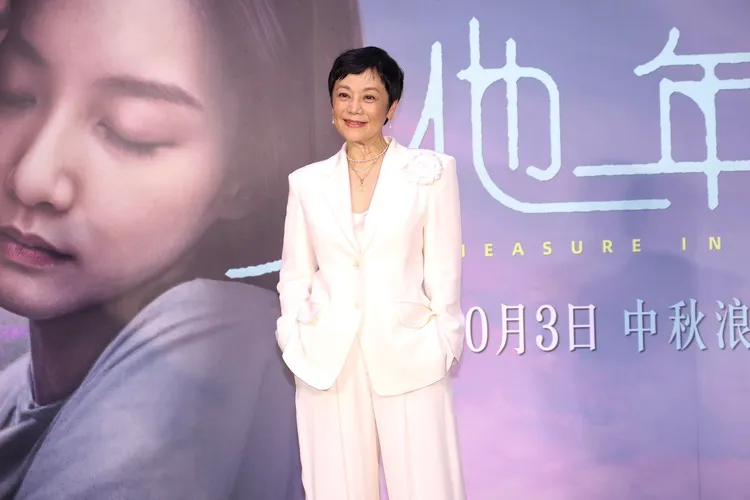 張艾嘉宣布將今天包場所得全數捐作花蓮救災與災後重建。莊宗達攝