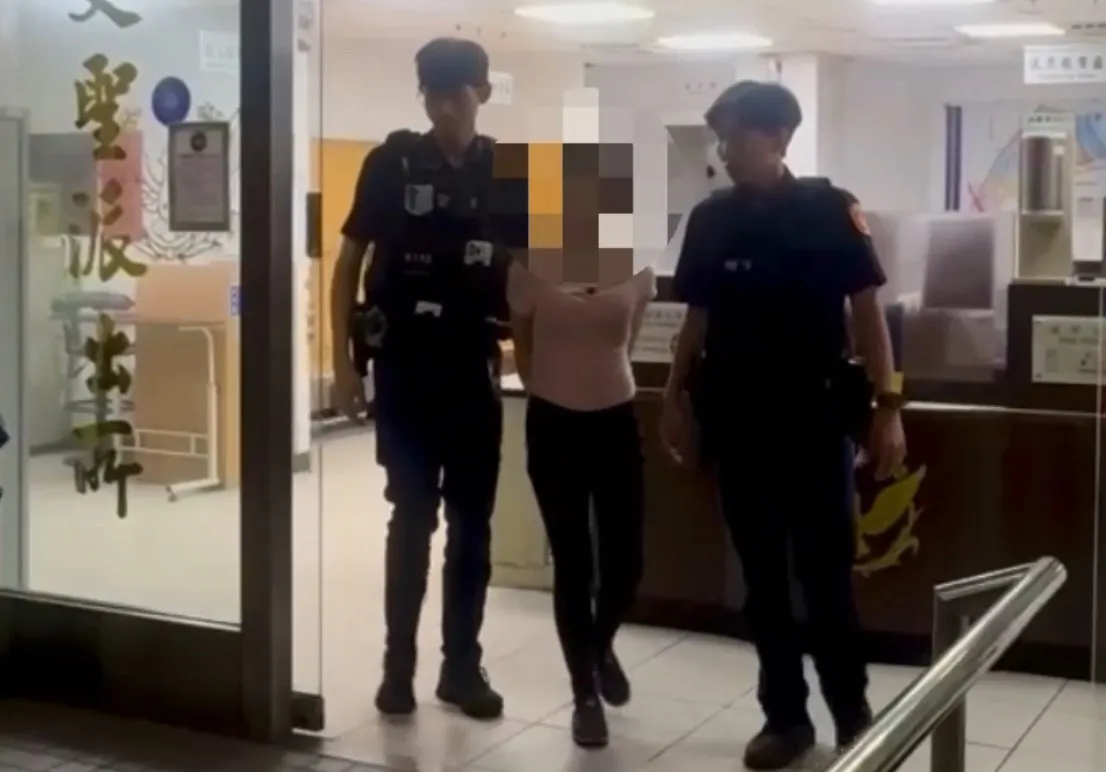陈女四条通缉罪中有一条已经判决确定,必须入监执行一年。翻摄画面