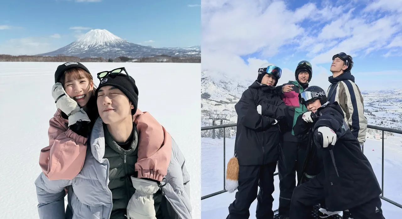 粿粿、范姜彥豐今年初和友人一起去日本滑雪,同行的還有王子。翻攝范姜彥豐IG