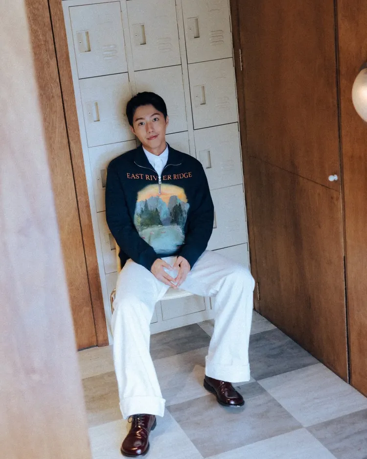 蔡凡熙被婁峻碩帥到。翻攝蔡凡熙Threads