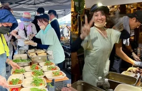 小优花莲帮出千份餐点喂饱志工!忙到没空吃饭、手酸痛