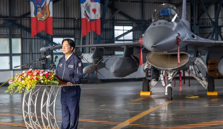 總統賴清德視察國軍部隊。國防部軍事新聞通訊社