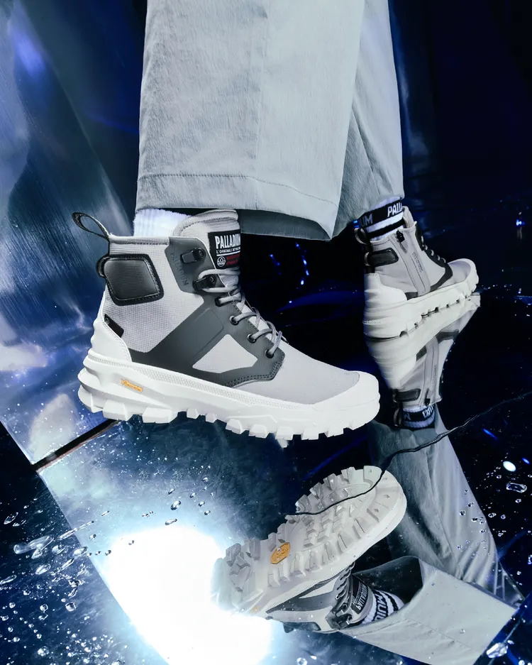 PALLADIUM秋冬同步推出全新赤標防水軍靴。品牌提供