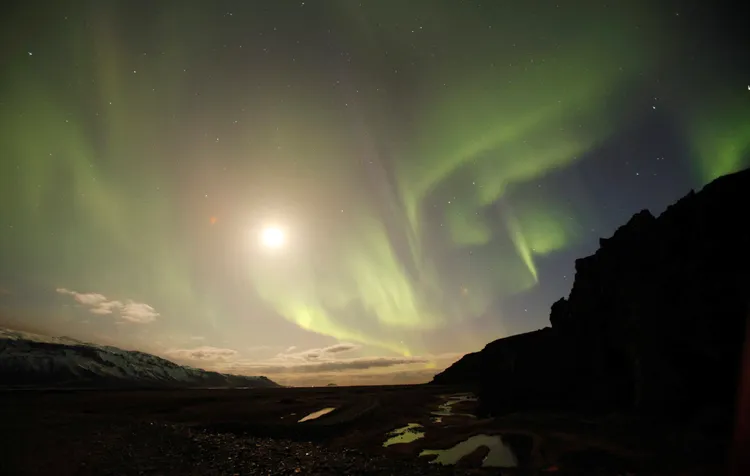冰島極光。路透社