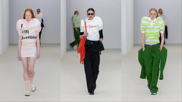 服裝上標語直點本季主題。品牌提供