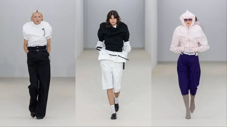 肩膀設計藉由向上抬起的視覺效果，營造出「衣服自帶意志」的生動感。品牌提供