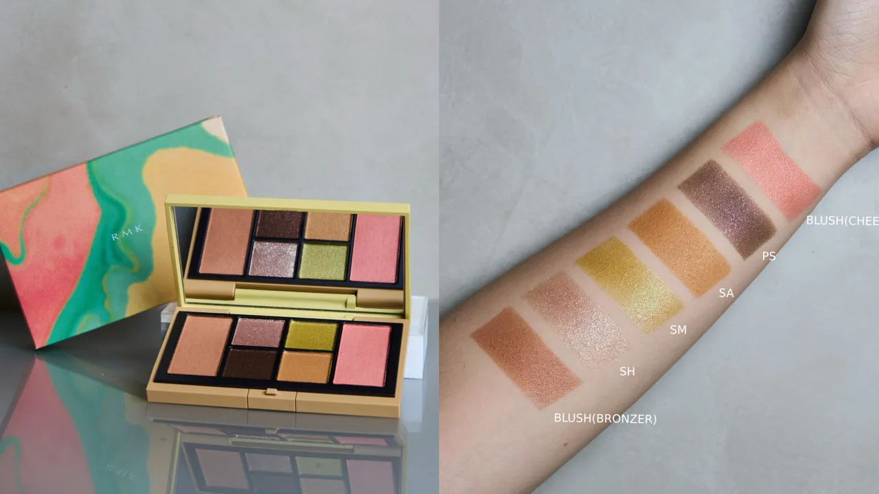 RMK微风之憩眼颊彩盘,2800元。品牌提供