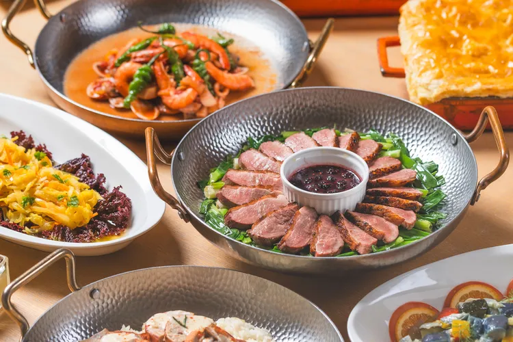 歐風館自助餐點。業者提供