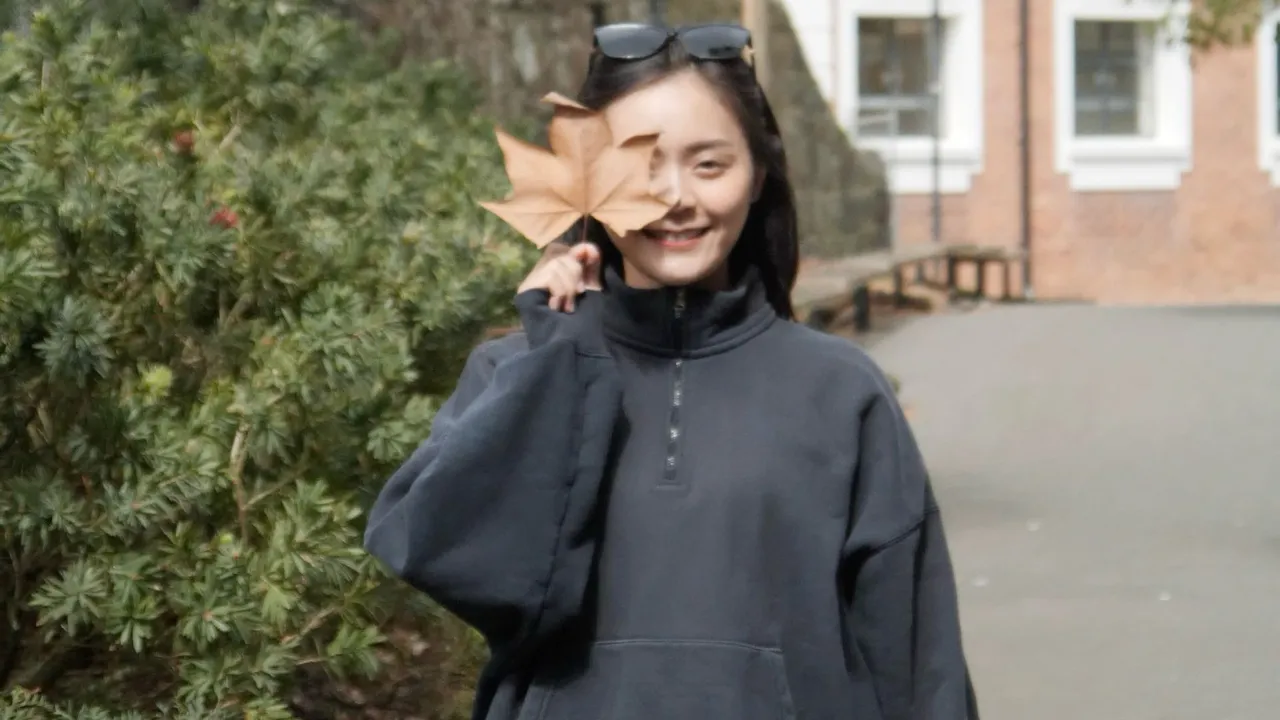 方琦殺青後出國遊學三個月。民視提供