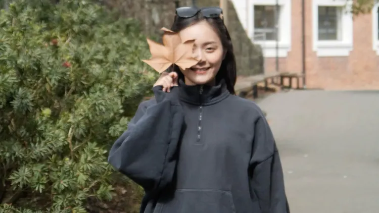 方琦殺青後出國遊學三個月。民視提供