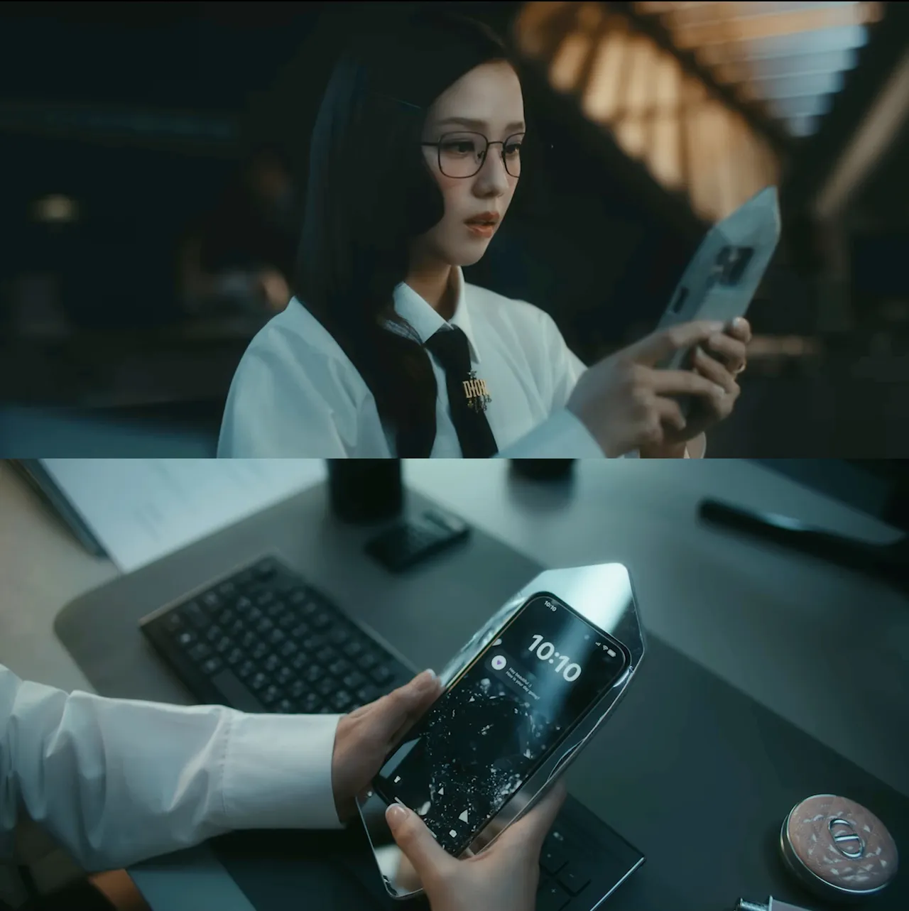 Jisoo今年2月發行的《earthquake》MV中,出現「10點10分」伏筆,似乎暗示新歌會在10月10日推出。翻攝YouTube