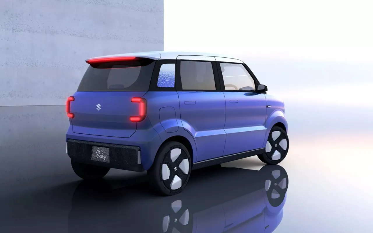 Vision e-Sky属于日本kei car级距,车长维持在3,395mm。原厂照片