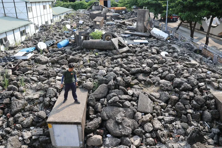 高雄市搜救犬馴養中心訓練空間符合國際標準。凃建豐攝