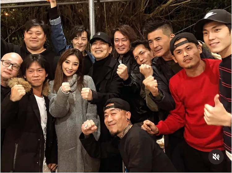 許維恩和顏正國、角頭二演員一起合照。翻攝自許維恩IG