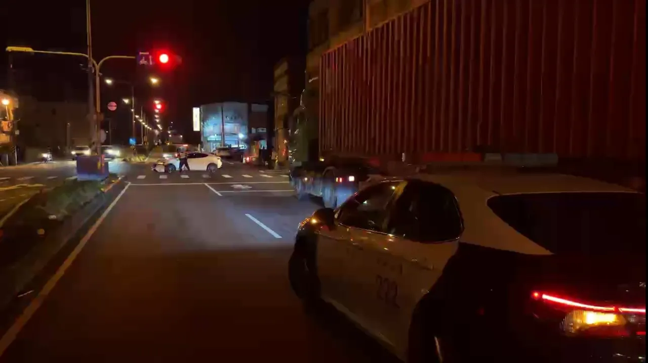 事故發生在苗栗竹南公義路。民眾提供