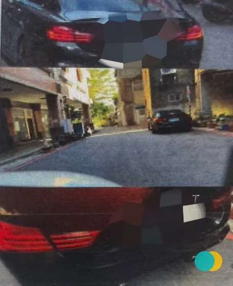 A I巡防系統感應到異常。翻攝畫面