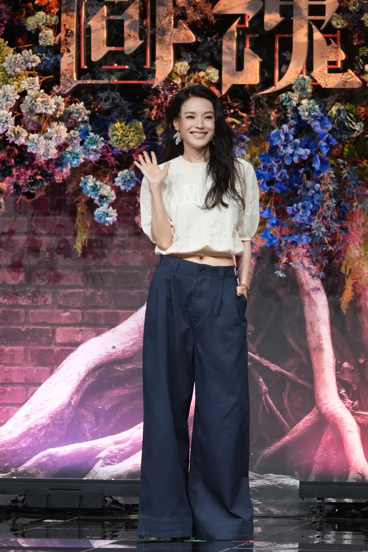 舒淇演戲演到老花眼。彭欣偉攝