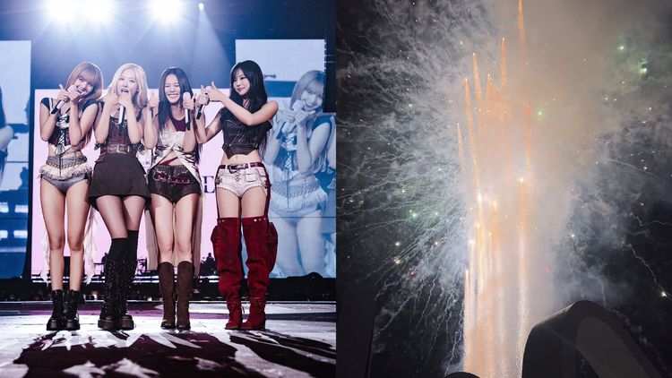 直擊｜BLACKPINK世運煙火狂炸像免錢！破千人聽音漏、台中粉絲扛椅子南下