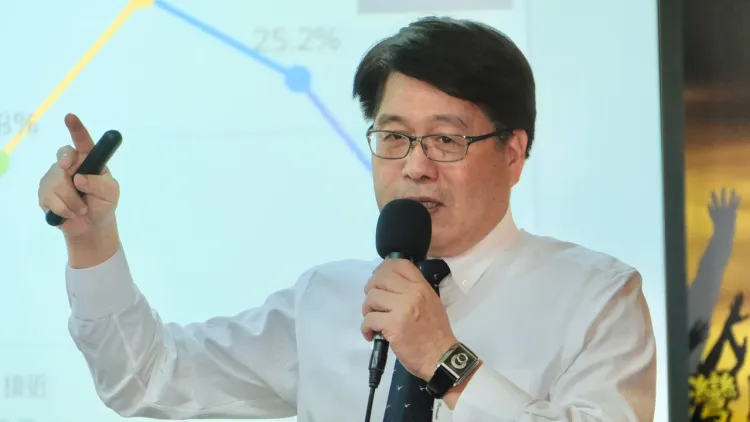 台湾民意基金会董事长游盈隆。资料照片