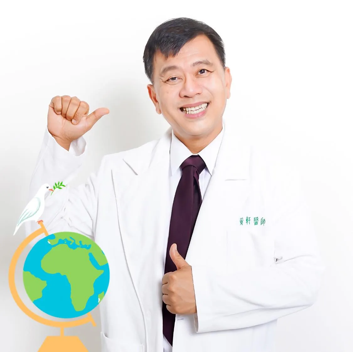 医师黄轩提醒民众,定期接受低剂量电脑断层筛检。取自黄轩医师 Dr. Ooi Hean 脸书