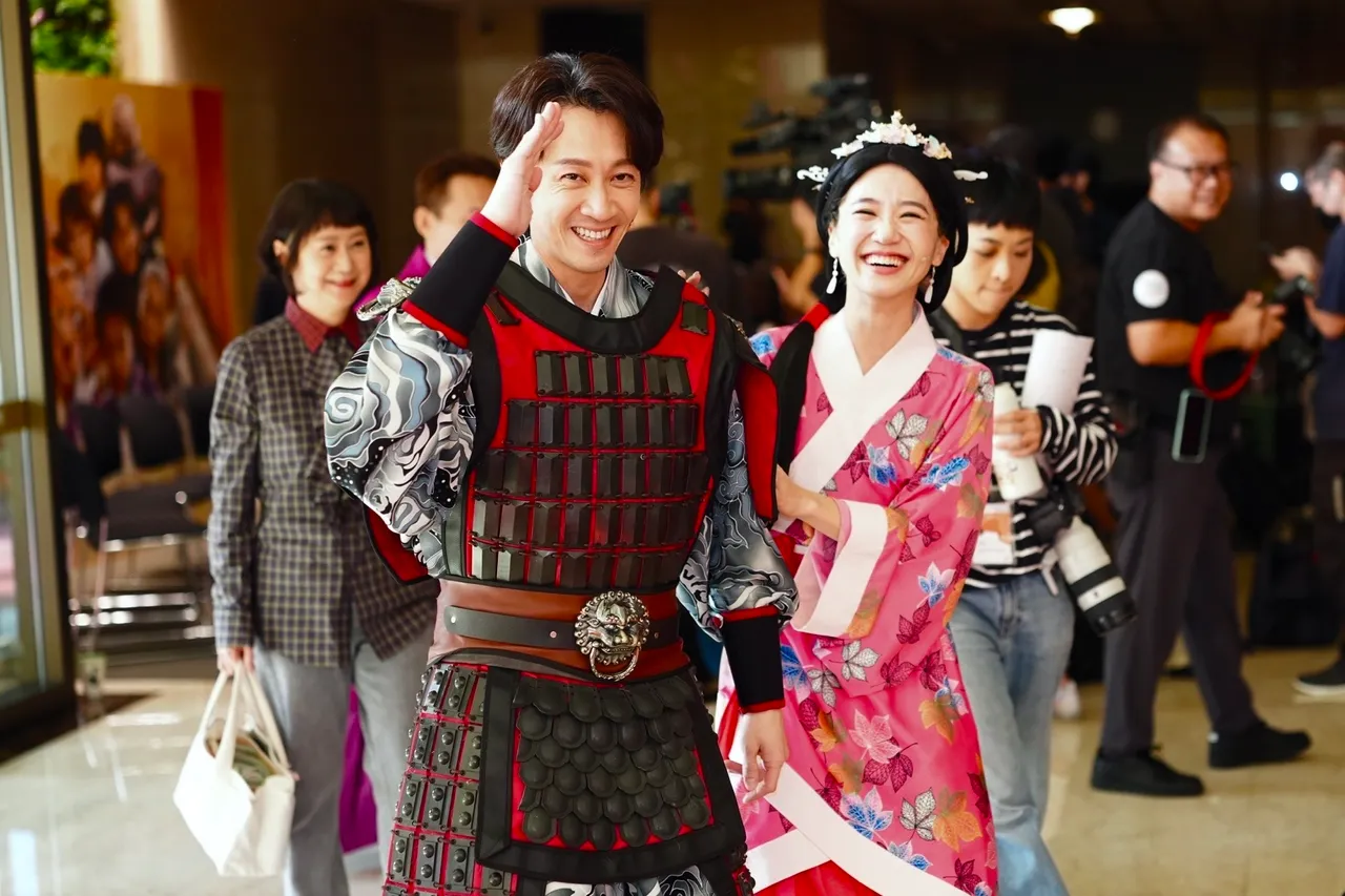 陈汉典（左）和Lulu。彭欣伟摄