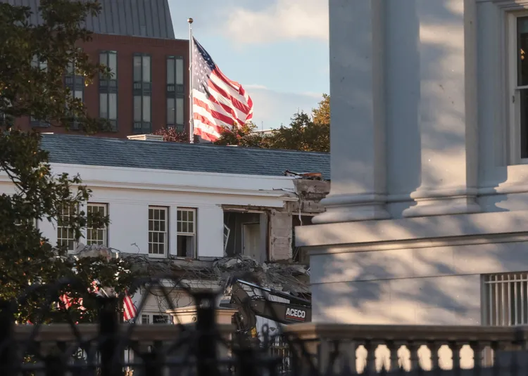 白宮東翼長年做為訪客出入口。路透