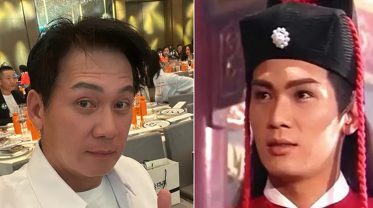 甄志强生前曾演出戏剧《碧血青天杨家将》,有「最帅展昭」称号。左图翻摄甄志强微博,右图翻摄画面