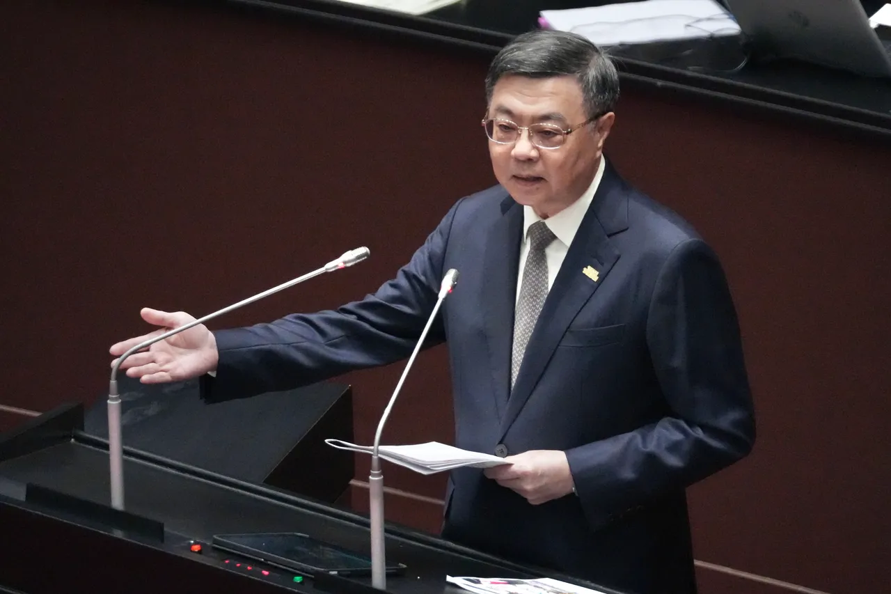 立法院院会 行政院长卓荣泰施政报告。彭欣伟摄