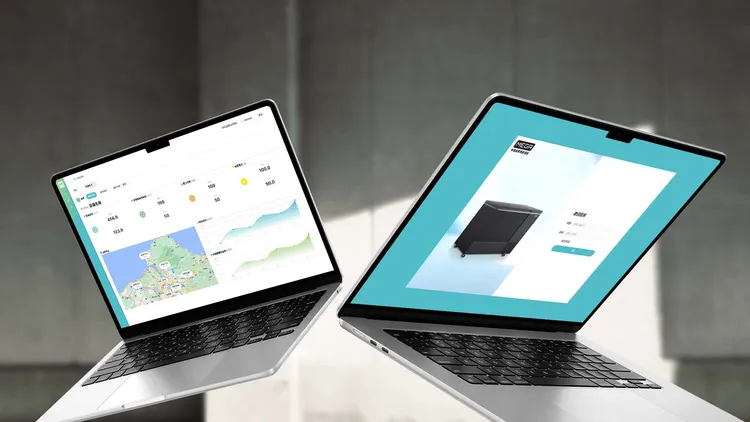 後台管理系統，幫助企業更容易掌握設備數據，更快導出永續報告書所需內容