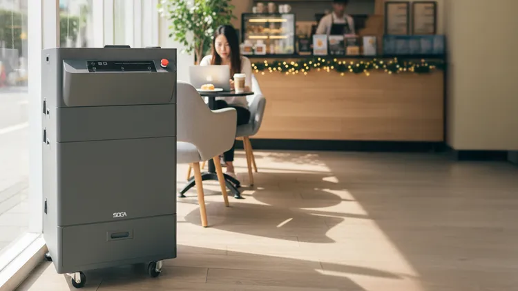 设备体积小不占空间,更符合台湾场域,分层设计,安装更快速简便!