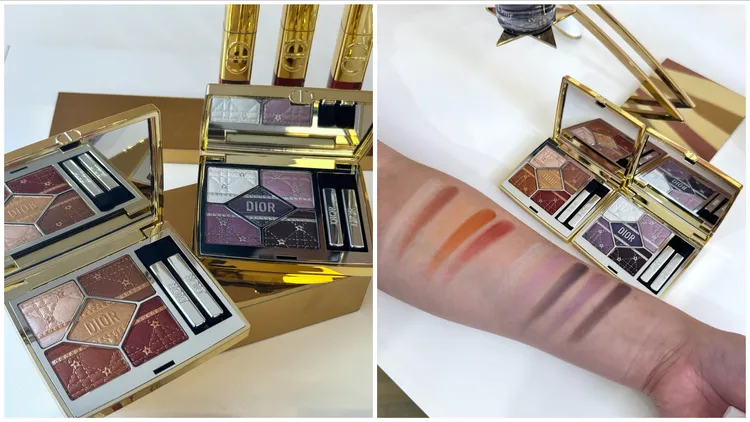 Dior經典五色眼影奇幻星願，2950元。張家玲攝 