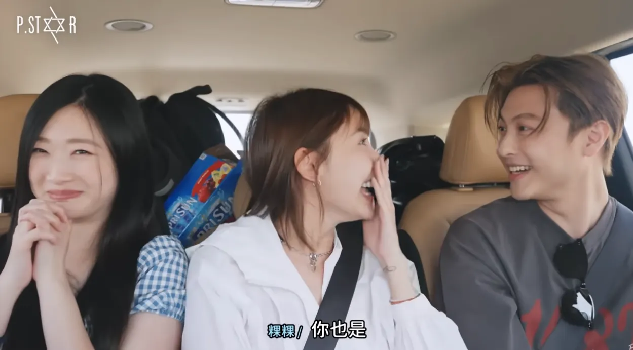 晏柔中表情被网友形容成「尴尬又不失礼貌的微笑」。翻摄王子邱胜翊YT