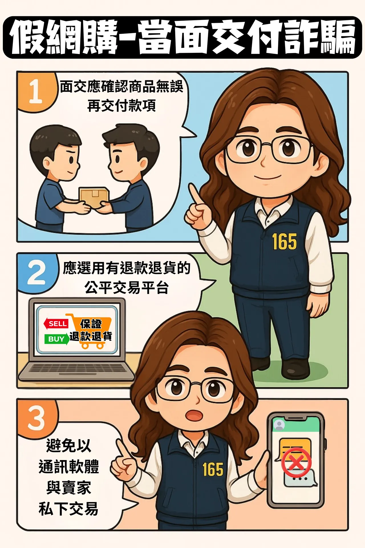 假网购诈骗。翻摄画面