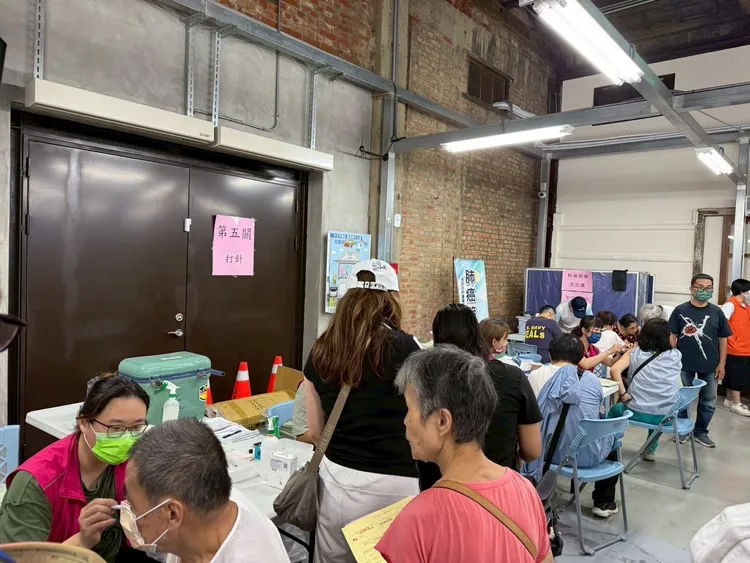 疫苗接種。衛生局提供