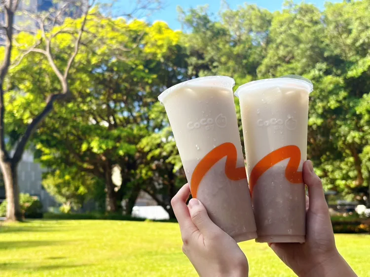 明（9日）全新推出「雙倍濃芋奶綠」。CoCo都可提供