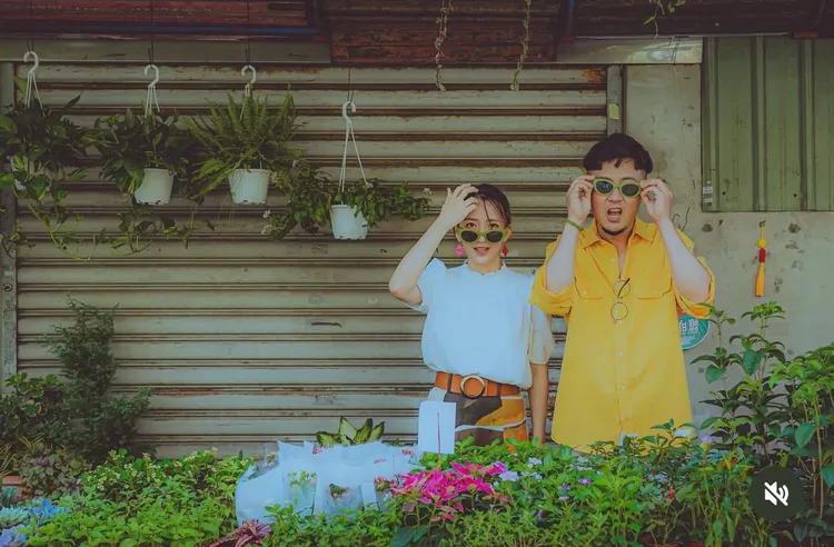 兩人婚紗照很家常可愛。翻攝自范宸菲IG