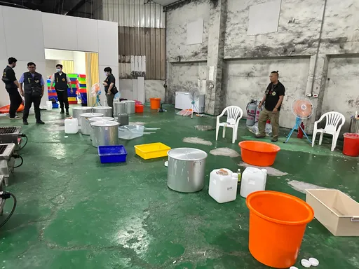 彰化500坪鐵皮廠房淪製毒工廠 檢警查獲1.8噸市價15億K他命