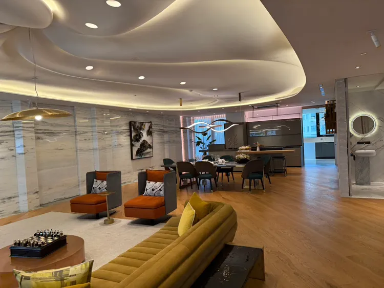 陶朱隱園不同樓層內部照片。