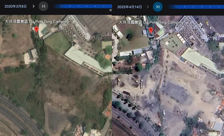 空拍比較。許采蓁提供