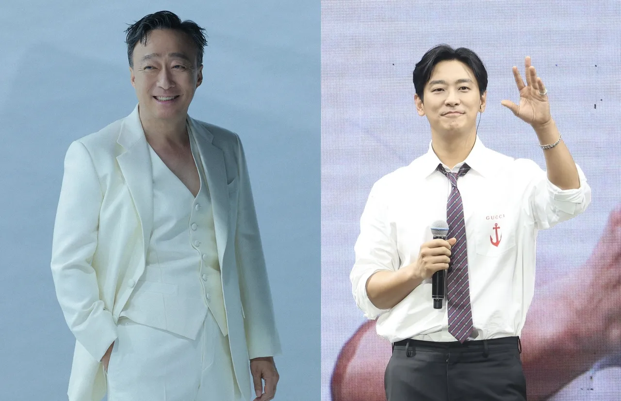 李星民(左图)恐接替宋康昊的位置,朱智勋还在跟剧组讨论演哪个角色。翻摄HB娱乐、资料照片