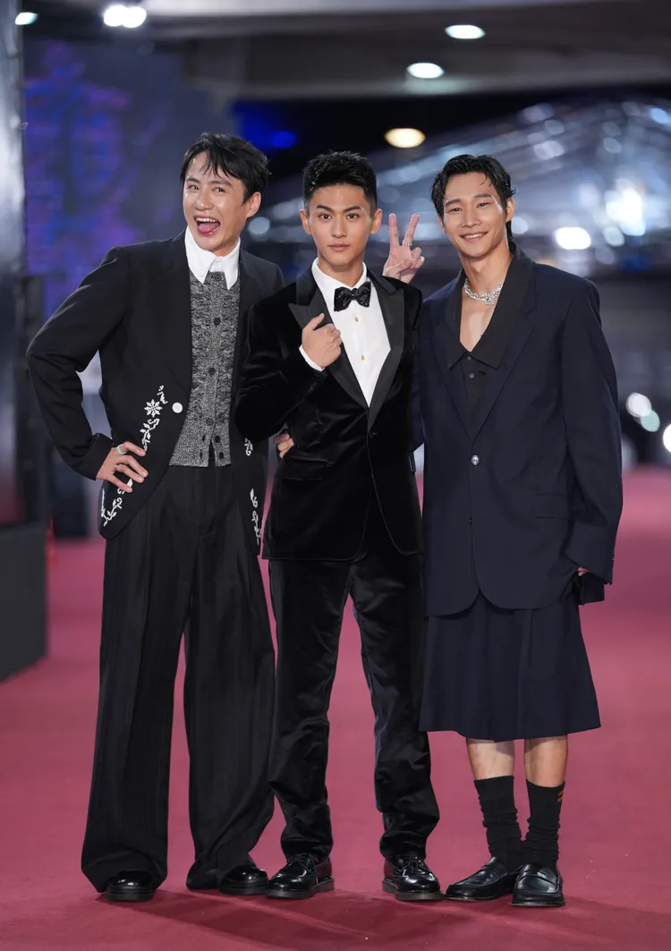 《聽海湧》吳翰林（左起）、朱宥丞、黃冠智。攝影中心攝