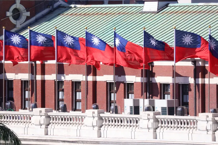 国旗示意图。庄宗达摄