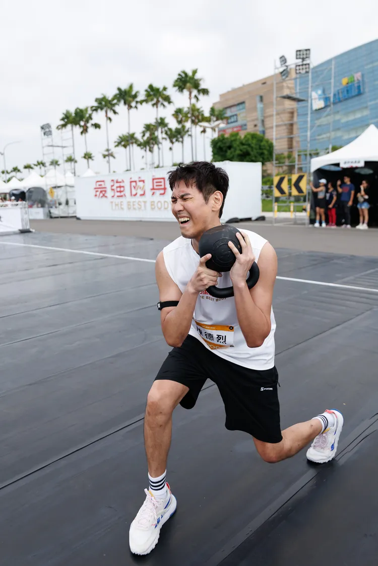 陳德烈帶傷上陣，希望平安完賽。好看娛樂提供