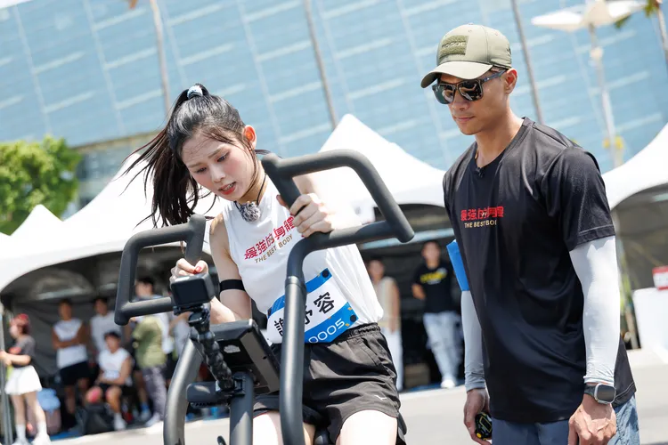 啦啦隊女神謝予容。好看娛樂提供