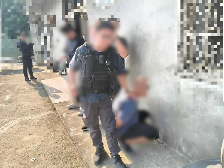 同夥遭制伏。中壢警分局提供