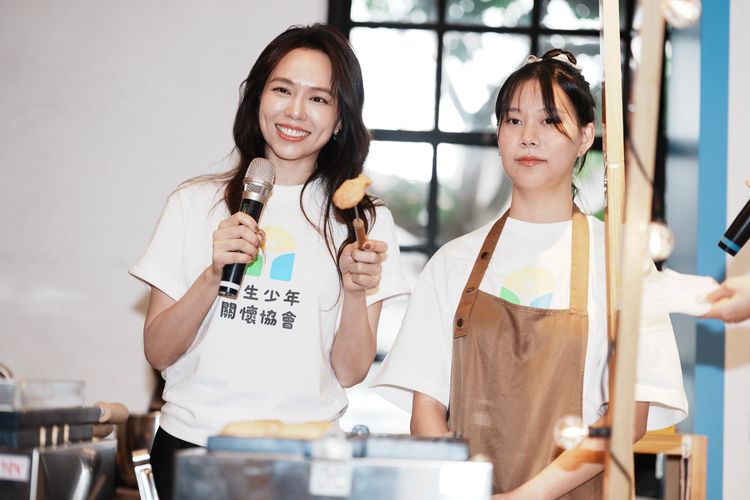 夏于喬推廣「未來咖啡」為更生少年站台　靠設計菜單把老公騙到手