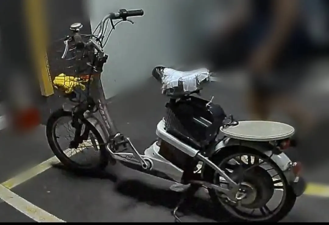 林男所窃得的自行车。警方提供
