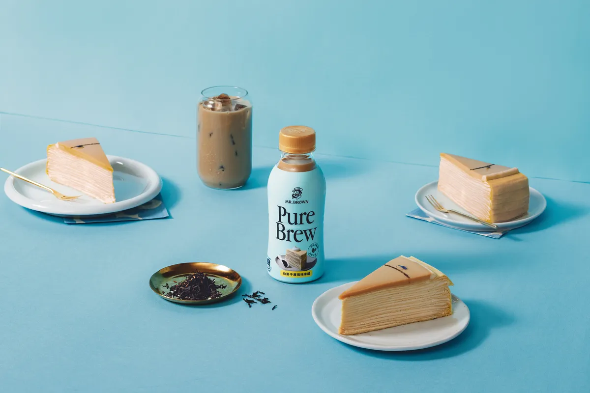 伯朗Pure Brew伯爵千层风味拿铁。业者提供