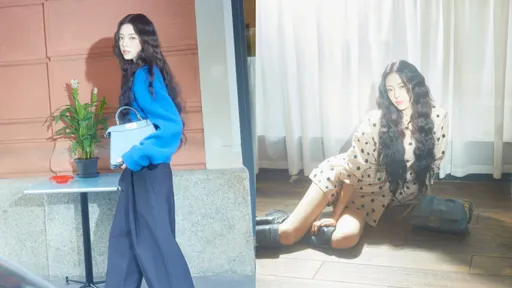 ITZY Yuna捲髮樣如美人魚 穿FENDI早春冷冽又甜美